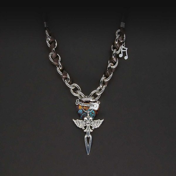 Sword with Angel Wings x Speaker Drum Pick - Image 2